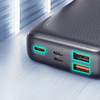 Powerbank Aukey PB-N74S, 20000mAh, 20W PD, 22,5W SCP (fekete) - 3. kép