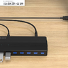 Orico Hub 7xUSB 3.0 (fekete) - 4. kép