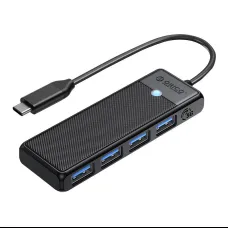 Orico Hub 4in1 USB A3.0x4 (fekete) adapter