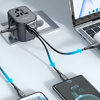 Universal wall charger Mcdodo EU/US/AU/UK CP-3471, PD 20W (fekete) - 3. kép