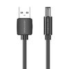 USB 2.0 - DC 5,5mm tápkábel 5V Vention CEYBG 1,5m (fekete) - 1. kép