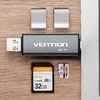 Multifunkciós USB2.0 Kártyaolvasó Vention CCJH0 Szürke - 1. kép