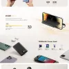 VEGER powerbank 10 000 mAh beépített kábelekkel Type C / Lightning PD QC3.0 2A 22,5W C11 (W1170) fekete - 0. kép