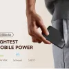 VEGER powerbank 10 000 mAh beépített kábelekkel Type C / Lightning PD QC3.0 2A 22,5W C11 (W1170) fekete - 2. kép