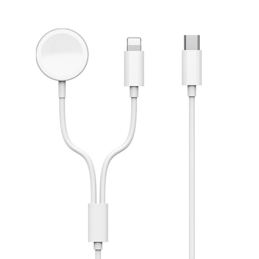 WiWU - 2 az 1-ben Vezeték Nélküli Töltő Mi-10 Apple Watch + Lightning Kábelhez