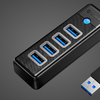 Orico Hub USB 4x USB 3.0, 5 Gbps, 0.15m (Fekete) - 1. kép