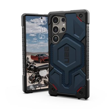 UAG Monarch Pro tok Samsung Galaxy S24 Ultra 5G-hez mágneses modullal - Kék Kevlar