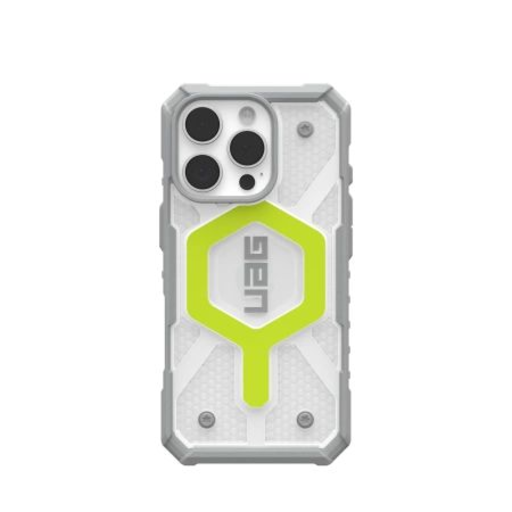 UAG Pathfinder Clear Magsafe iPhone 16 Pro tok - Zöld UAG Pathfinder Clear Magsafe iPhone 16 Pro tok - Zöld
