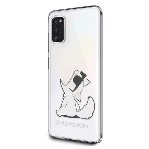 Karl Lagerfeld KLHCA41CFNRC  Choupette Fun Samsung Galaxy A41 átlátszó