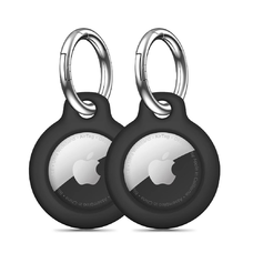 Tech-protect Rough 2-darabos Fekete Apple Airtag Tok