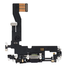 Töltő csatlakozó flex USB iPhone 12 fekete (használt),