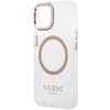 Guess Metal Outline MagSafe iPhone 15 Plus / 14 Plus tok - arany - 4. kép