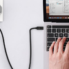USB-C - USB-C Kábel Aukey, CB-TCC241, 240W, 0.8m (fekete) - 2. kép