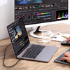 USB-C - USB-C Kábel Aukey, CB-TCC241, 240W, 0.8m (fekete) - 3. kép