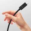 USB-C - USB-C Kábel Aukey, CB-TCC241, 240W, 0.8m (fekete) - 4. kép
