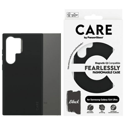 CARE by PanzerGlass Fashion QI Tok Samsung Galaxy S24 Ultra - fekete tok