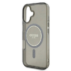 Guess IML Glitter Circle MagSafe tok iPhone 16 - fekete - 4. kép