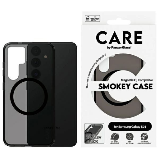 CARE by PanzerGlass Flagship QI tok Samsung Galaxy S24 - fekete