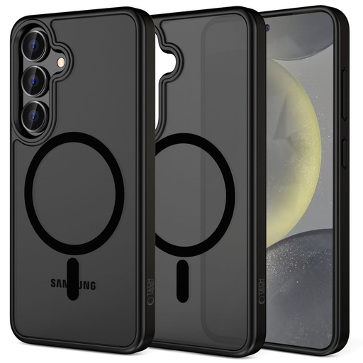 Tech-protect Magmat Magsafe Galaxy S25+ Plus Matte Black tok Tech-protect Magmat Magsafe Galaxy S25+ Plus Matte Black tok