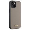 DKNY Grained Metal Logo MagSafe iPhone 15 tok - bézs - 2. kép