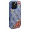 Guess 4G Flowers Print MagSafe tok iPhone 16 Pro - kék - 2. kép