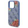 Guess 4G Flowers Print MagSafe tok iPhone 16 Pro - kék - 4. kép