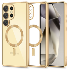 Tech-protect Magflex Magsafe Galaxy S25 Ultra Shiny Gold tok