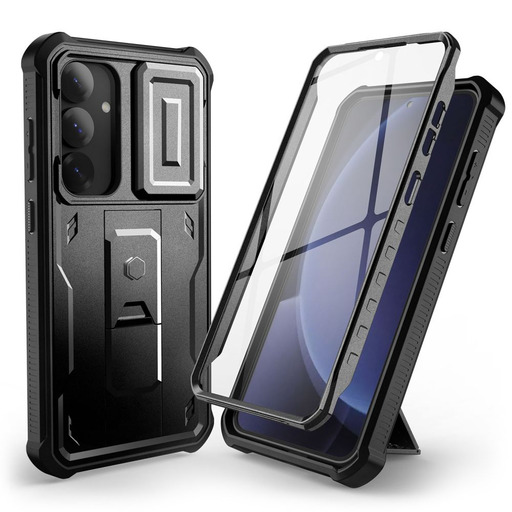 Tech-protect Kevlar Cam+ Galaxy S25 Plus fekete tok Tech-protect Kevlar Cam+ Galaxy S25 Plus fekete tok