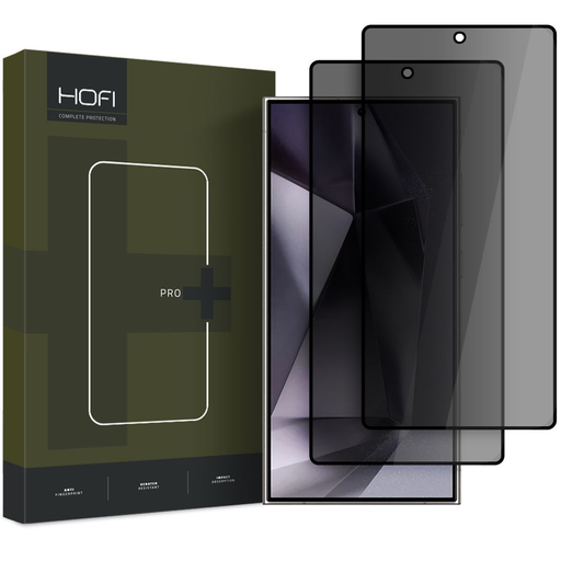 Hofi Anti Spy Glass Pro+ 2-csomag Galaxy S25 Ultra adatvédelmi üvegfólia