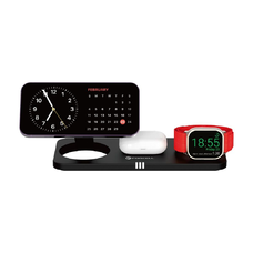 FORCELL F-ENERGY MagNetix 3 az 1-ben Qi2 20,5W vezeték nélküli töltő MagSafe kompatibilis fekete