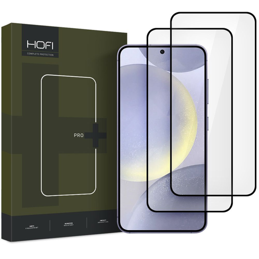 Hofi Glass Pro+ 2-csomag Galaxy S25+ Plus fekete üvegfólia Hofi Glass Pro+ 2-csomag Galaxy S25+ Plus fekete üvegfólia