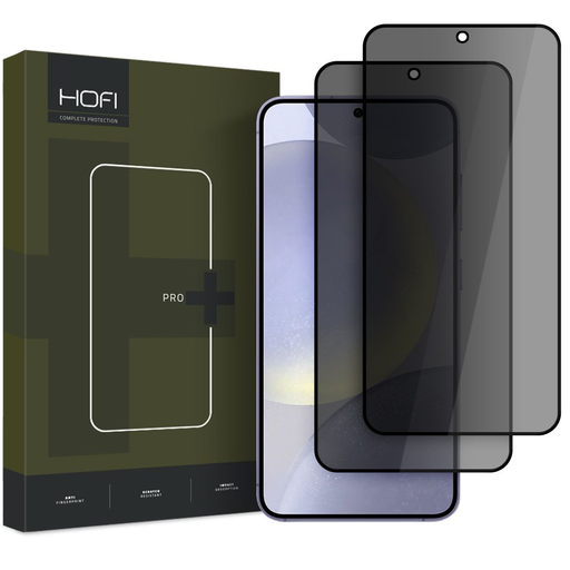 Hofi Anti Spy Glass Pro+ 2-csomagos Galaxy S25 privát üvegfólia Hofi Anti Spy Glass Pro+ 2-csomagos Galaxy S25 privát üvegfólia