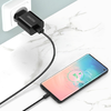 Falitöltő Choetech 18W USB-A (fekete), - 3. kép