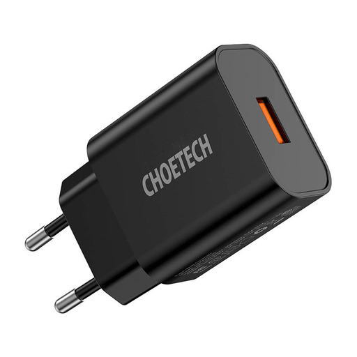 Falitöltő Choetech 18W USB-A (fekete),