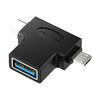 OTG USB 3.0-ról USB-C és Micro USB adapter Vention CDIB0 - 0. kép