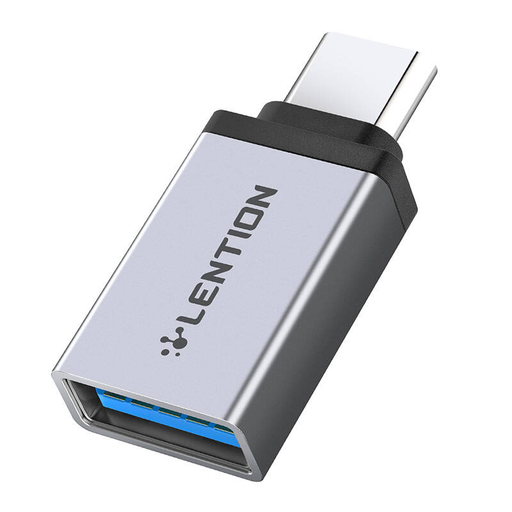 USB-C to USB 3.0 Adapter Lention (ezüst)