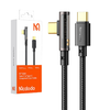 USB-C – USB Prism 90 fokos kábel Mcdodo CA-3401, 100W, 1.8m (fekete) - 3. kép