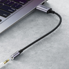 UGREEN CM477 Audió adapter, USB 3,5 mm-es mini jack 3,5 mm-es AUX csatlakozó (szürke) - 3. kép