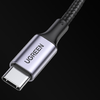 Ugreen US316 USB-C - USB-C kábel, 100W, 5A 0,5m (fekete) - 2. kép