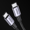 Ugreen US316 USB-C - USB-C kábel, 100W, 5A 0,5m (fekete) - 3. kép