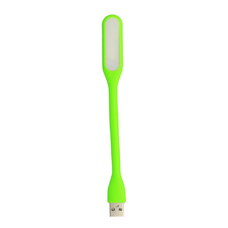 Mini LED Lámpa Szilikon USB Zöld