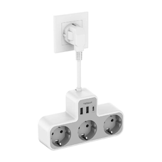 TESSAN TS-323X-C hálózati elosztó USB porttal