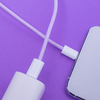 Maxlife MXUC-06 kábel USB-C - Lightning 1,0 m 20W ibolya nylon - 2. kép