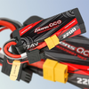 Gens ace G-Tech 2200mAh 7,4V 2S1P 60C GRP-76 keményházas Lipo akkumulátor XT60 csatlakozóval - 3. kép