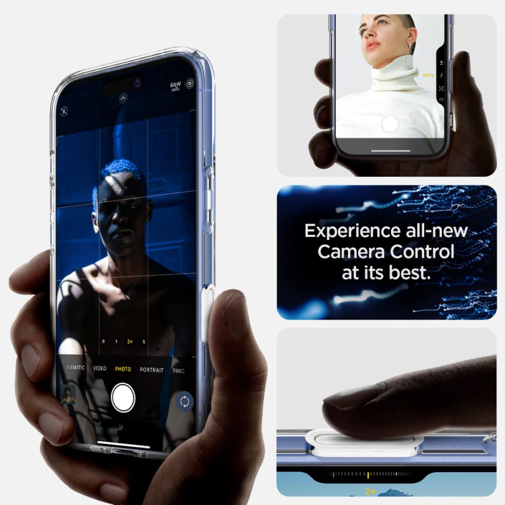  iPhone 16 Fehér Spigen Ultra Hybrid "T" Mag Magsafe tok - 15