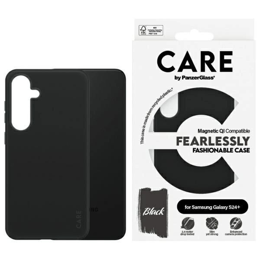 CARE by PanzerGlass Fashion QI Samsung Galaxy S24+ tok - fekete