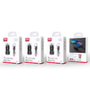 XO autós töltő CC48 2x USB 2,4A fekete + USB-C kábel - 1. kép
