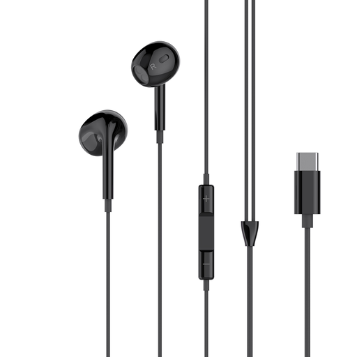 XO vezetékes fülhallgató EP74 USB-C fekete
