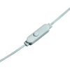 Hama EAR3005GY 3.5 mm jack vezetékes fülhallgató mikrofonnal szürke - 1. kép