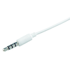Hama EAR3005W 3.5 mm jack vezetékes fülhallgató mikrofonnal fehér - 1. kép